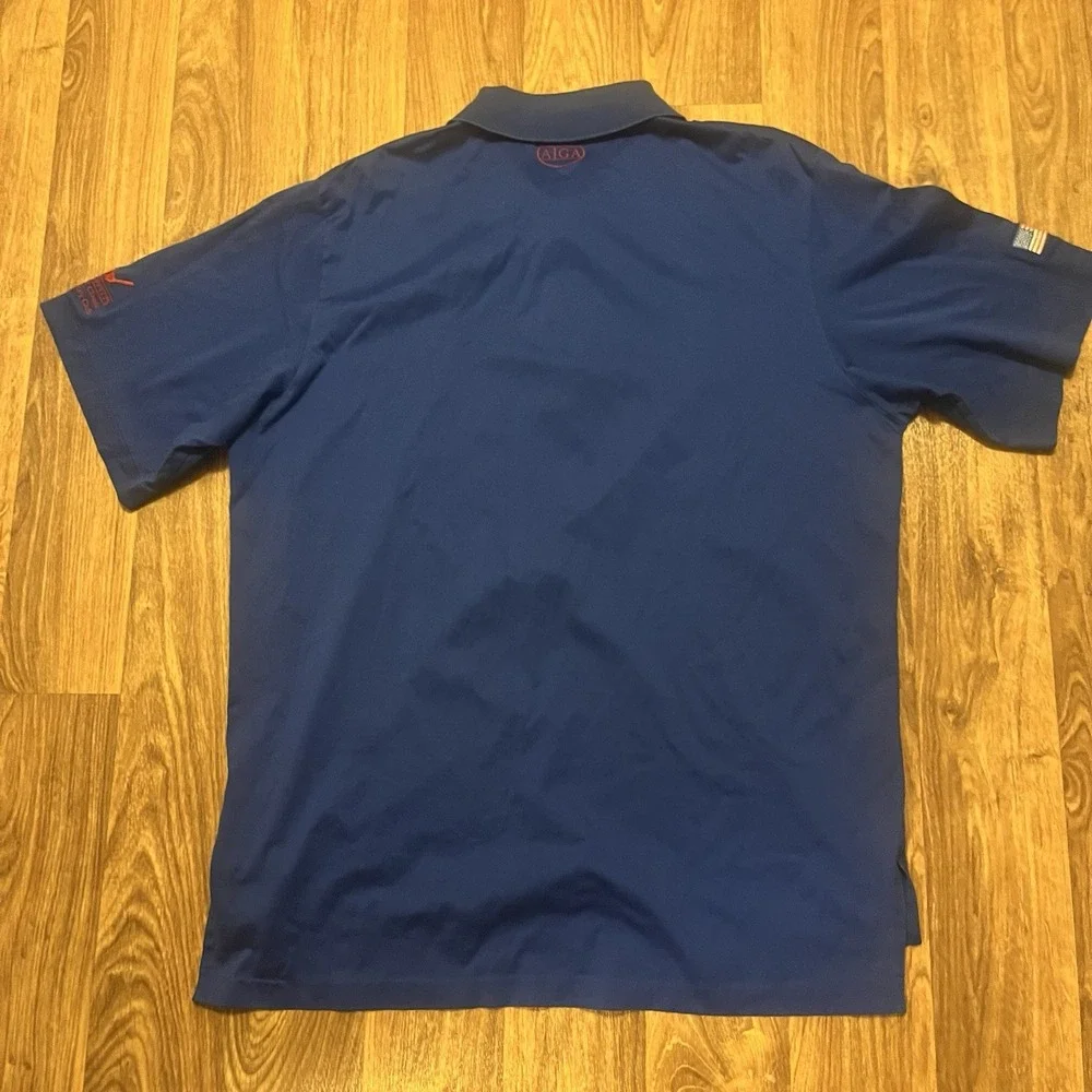 Polo Ralph Lauren Polo Golf Shirt Men Large Blue‎ Preppy Short Sleeve